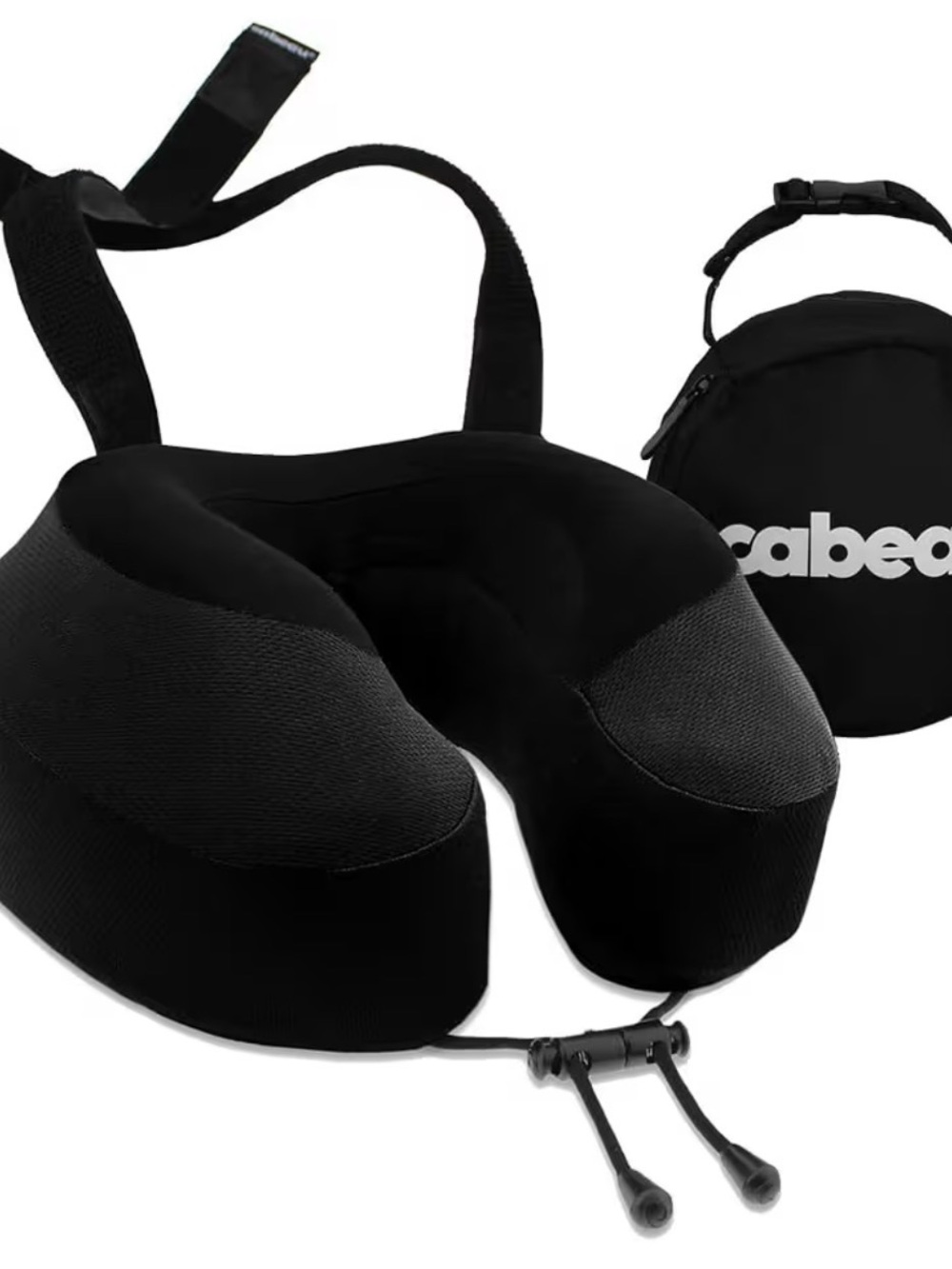 Cabeau Evolution S3 Airplane Travel Pillow for Long Flights Jet Black